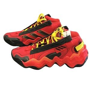 Adidas Exhibit B Mid The Incredibles Red Black Yellow GZ2379 Womens Size 8 NWT